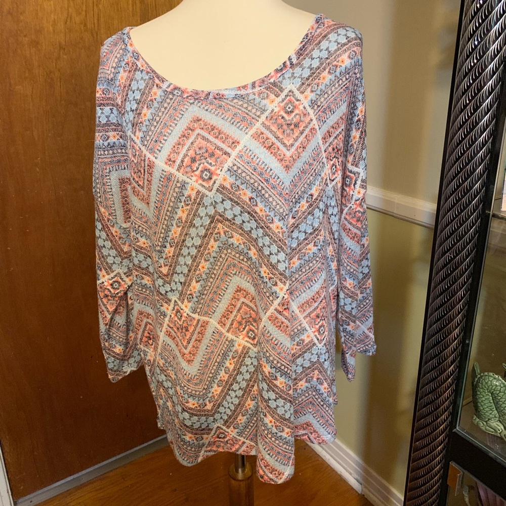 Geometric Patterned Women's Sweater